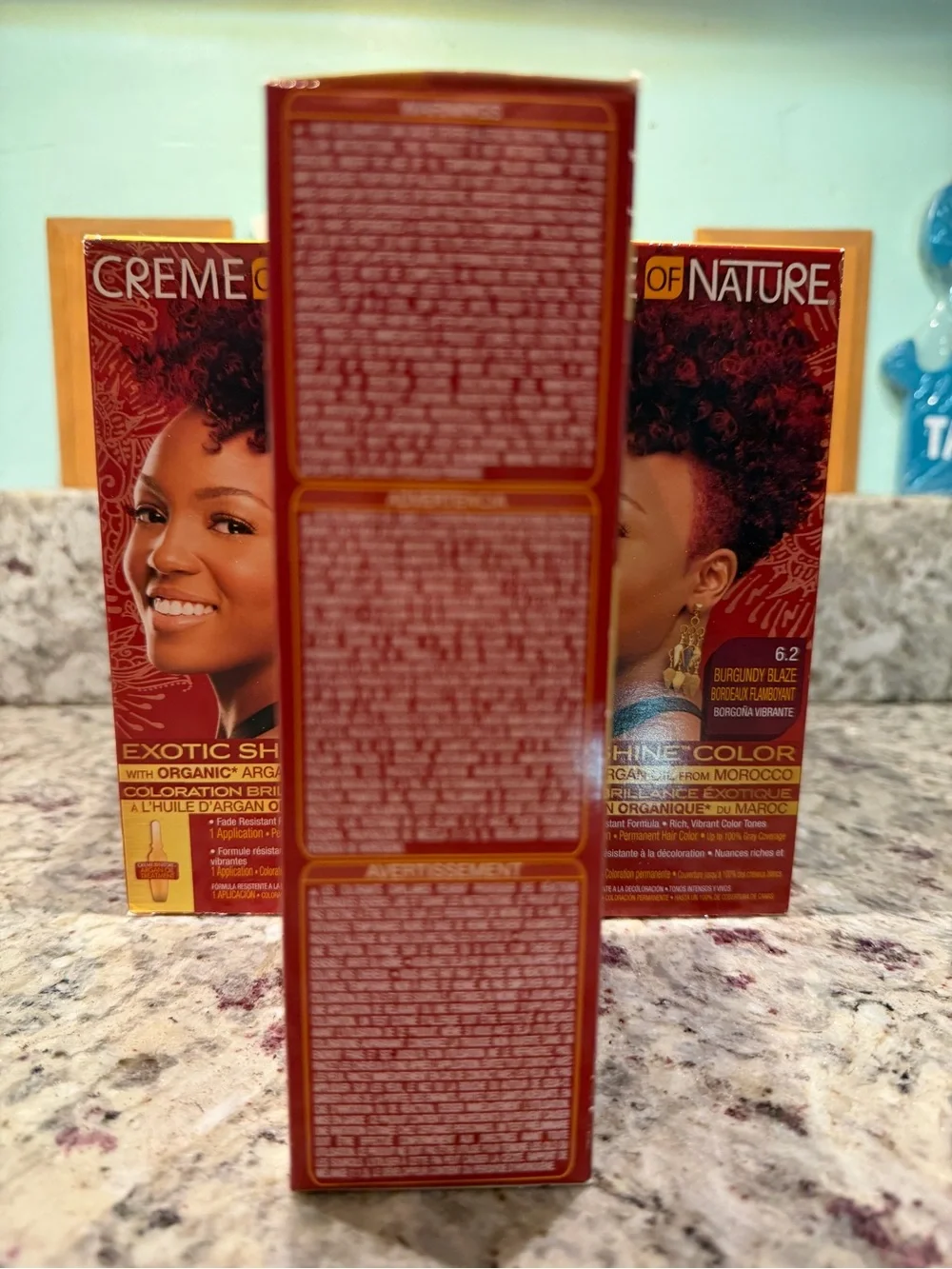 Creme of Nature Exotic Shine Color 6.2 Burgandy Blaze Quantity of 9 New